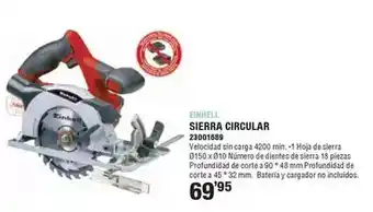 Optimus Einhell - sierra circular oferta