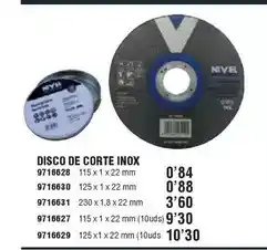 Optimus Disco de corte inox oferta