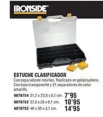 Optimus Ironside - estuche clasificador oferta