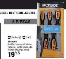 Optimus Ironside - juego destronilladores oferta