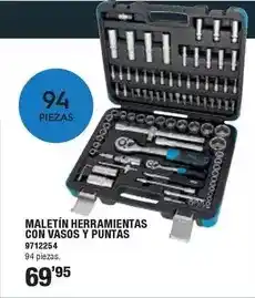 Optimus Maletín herramientas con vasos y puntas oferta