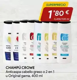 Minymas Crowe - champú oferta