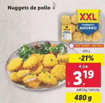 Lidl Nuggets de pollo oferta