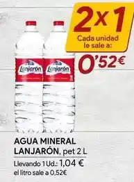 Minymas Lanjarón - agua mineral oferta