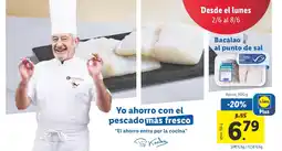 Lidl Bacalao al punto de sal oferta
