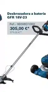 Ferri Bosch - desbrozadora a batería gfr 18v-23 oferta