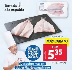 Lidl Dorada a la espalda oferta