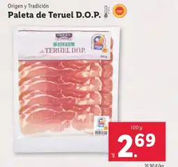 Lidl ORIGEN Y TRADICION Paleta de Teruel D.O.P. oferta