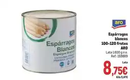 Makro Aro - esparragos blancos 100‐120 frutos oferta