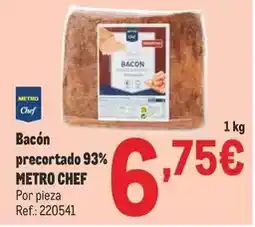 Makro Chef - bacon precortado 93% oferta