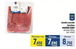 Makro Makro - jamon curado lonchas oferta