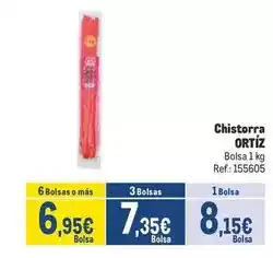 Makro Ortiz - chistorra oferta