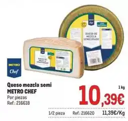 Makro Chef - queso mezcla semi oferta