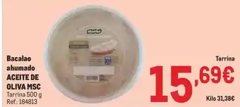 Makro Martiko - bacalao ahumado aceite de oliva ssc oferta
