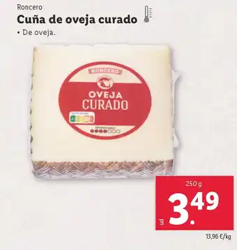 Lidl RONCERO Cuña de oveja curado oferta