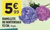 Centrakor Ramillete de hortensias 92 cm oferta