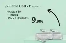 Ecomputer 2x cable usb-c oferta