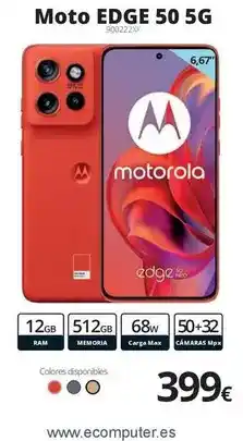 Ecomputer Motorola - moto edge 50 5g oferta