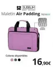 Ecomputer Subblim - maletin air padding oferta