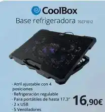 Ecomputer Coolbox - base refrigeradora oferta