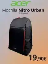 Ecomputer Acer - mochila nitro urban oferta