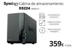 Ecomputer Synology - cabina de almacenamiento ds224 oferta
