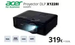 Ecomputer Acer - proyector dlp x12281 oferta