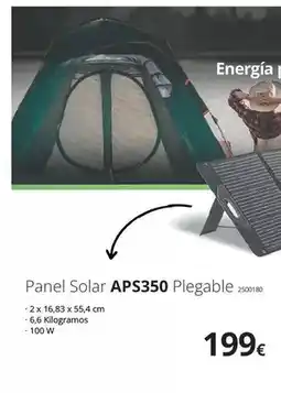 Ecomputer Panel solar aps350 plegable oferta