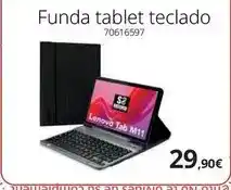 Ecomputer Lenovo - funda tablet teclado oferta