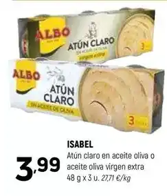 Coviran Albo - atun claro en aceite oliva o aceite oliva virgen extra oferta
