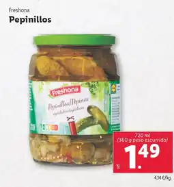 Lidl FRESHONA Pepinillos oferta