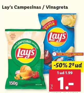 Lidl LAY'S Campesinas / Vinagreta oferta
