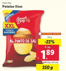 Lidl SNACK DAY Patatas lisas oferta