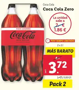 Lidl COCA COLA Coca Cola Zero oferta