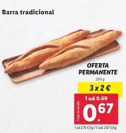 Lidl Barra tradicional oferta