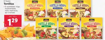 Lidl EL TEQUITO Tortillas oferta