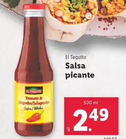 Lidl EL TEQUITO Salsa picante oferta