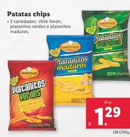 Lidl GOURMET Patatas chips oferta