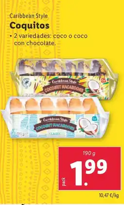 Lidl CARIBBEAN STYLE Coquitos oferta