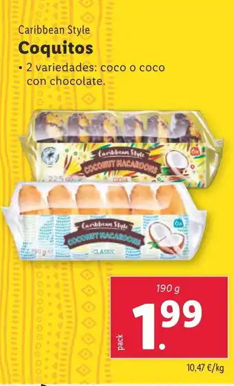 Lidl CARIBBEAN STYLE Coquitos oferta