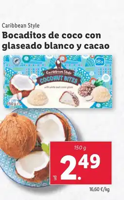 Lidl CARIBEAN STYLE Bocaditos de coco con oferta