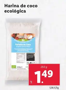 Lidl Harina de coco ecológica oferta
