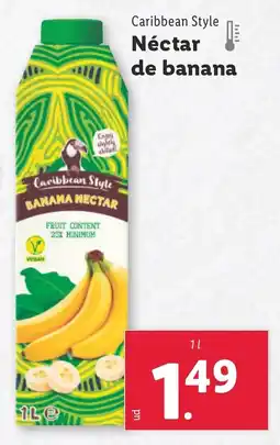 Lidl CARIBBEAN STYLE Néctar de banana oferta