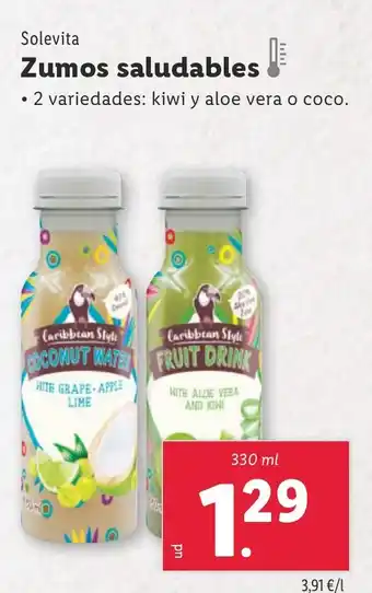 Lidl SOLEVITA Zumos saludables! oferta