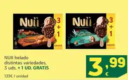 HiperDino Nuii - helado distintas variedades oferta