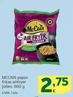 HiperDino Mccain - papas fritas airfryer julien oferta