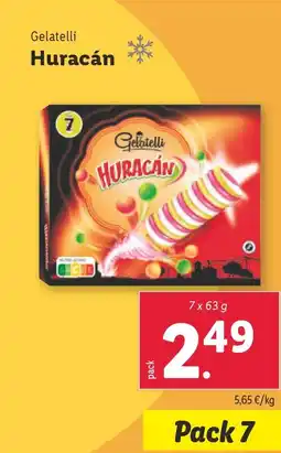 Lidl GELATILLI Huracán oferta