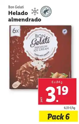 Lidl BON GELATIN Helado almendrado oferta