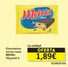 Economy Cash Chocolatina turron viena oferta