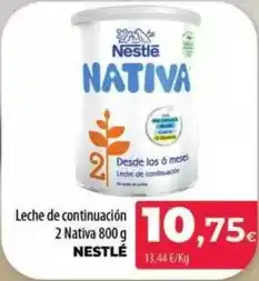 Spar La Palma Nestlé - leche de continuacion 2 nativa oferta
